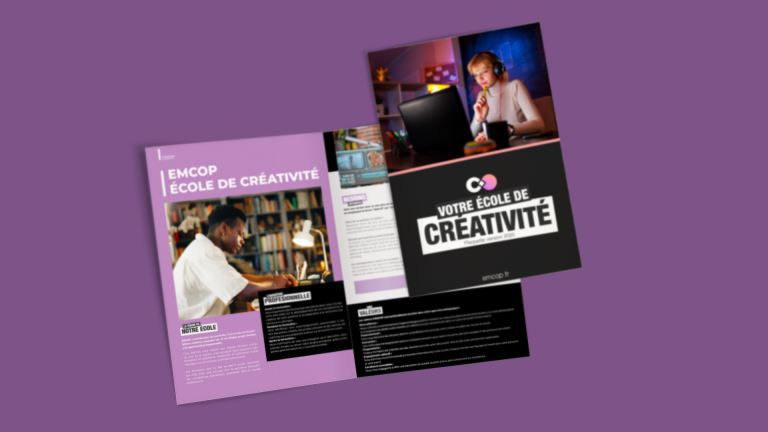 Image de la brochure de l'école emcop