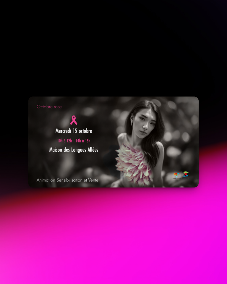 octobre rose fond de couleur